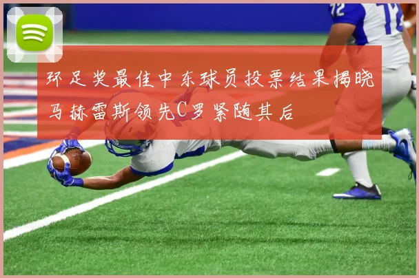 环足奖最佳中东球员投票结果揭晓马赫雷斯领先C罗紧随其后